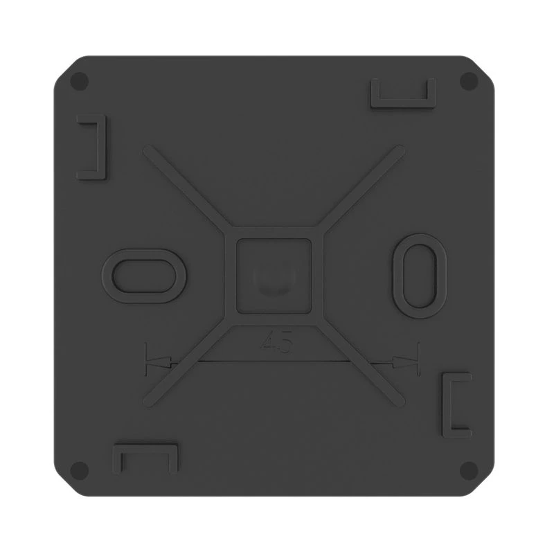 Коробка ответвительная с 8+2 кабельными вводами d20/20мм IP55 70х70х40мм черн. DKC 53770B 2