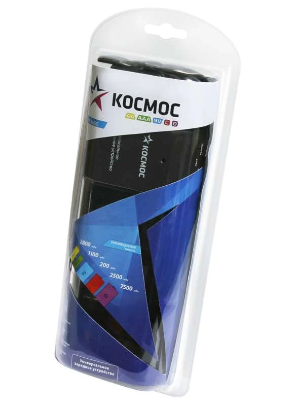 Устройство зарядное 509 (без аккум.) (1-4 АА/ААА C D 2х9V) Космос KOC509 1