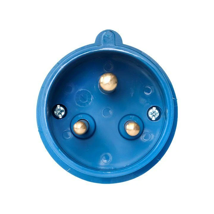 Вилка переносная 013 16А 2P+PE 220В IP44 EKF ps-013-16-220 3