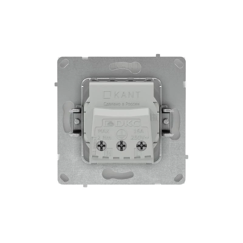 Розетка силовая KANT 2P+E защ. шторки бел. магнолия DKC 7000003 2