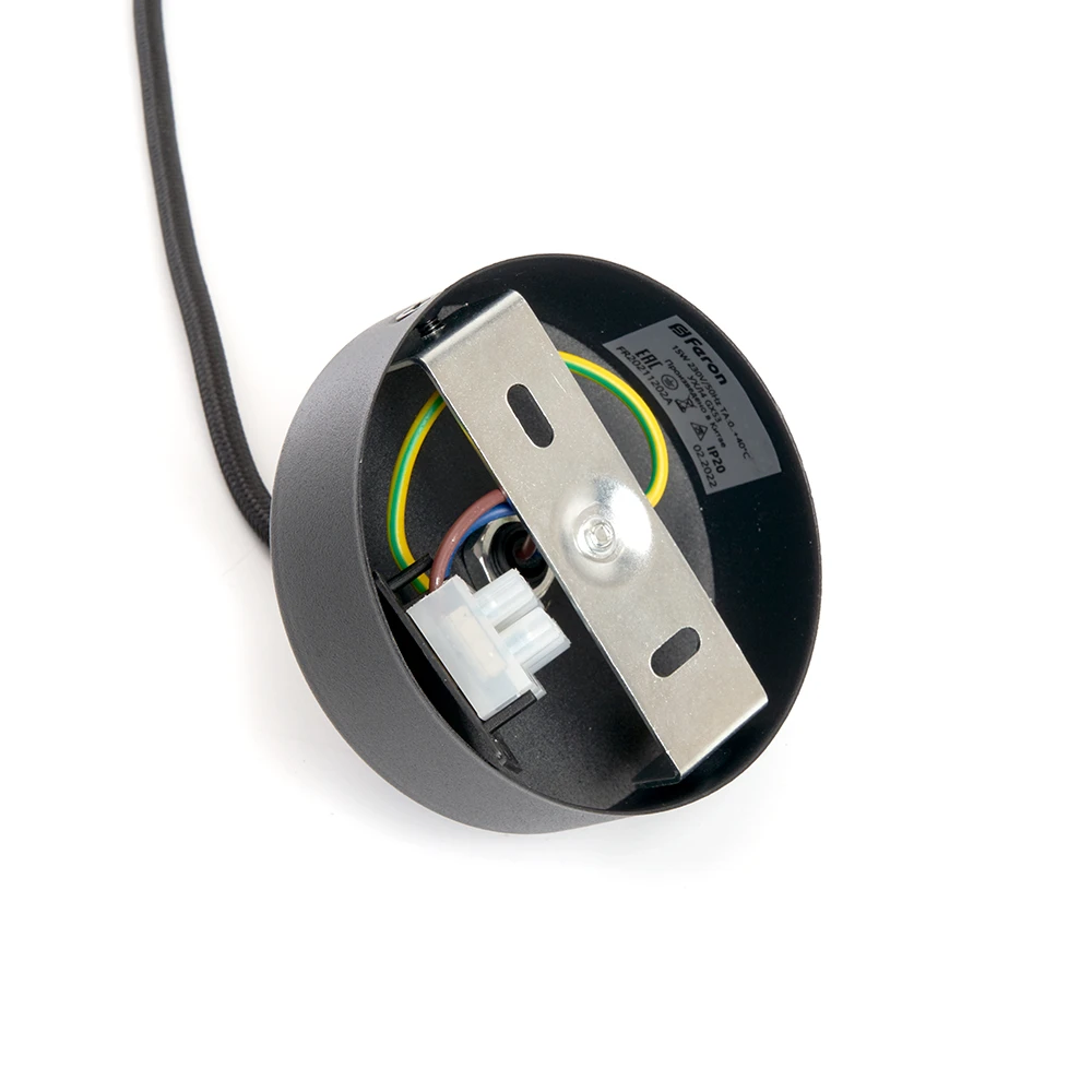 Светильник потолочный Feron ML1708 Barrel LUNA на подвесе MR16 35W 230V, черный 55*280 48084 2