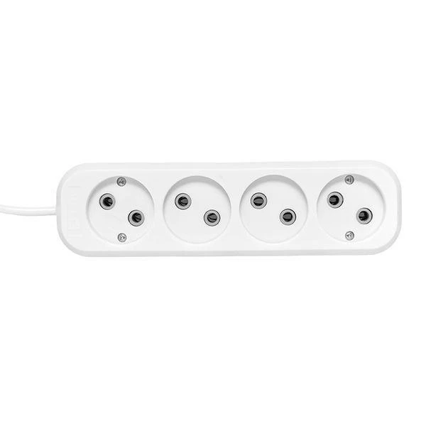 Удлинитель 4х5м без заземл. 10А IP20 Эксперт 2.2кВт ПВС 2х0.75 PROxima EKF UBA10-275-4-05 1