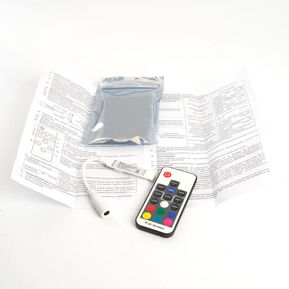 Контроллер RGB mini для светодиодной ленты с П/У,12-24V, LD66 48032 2