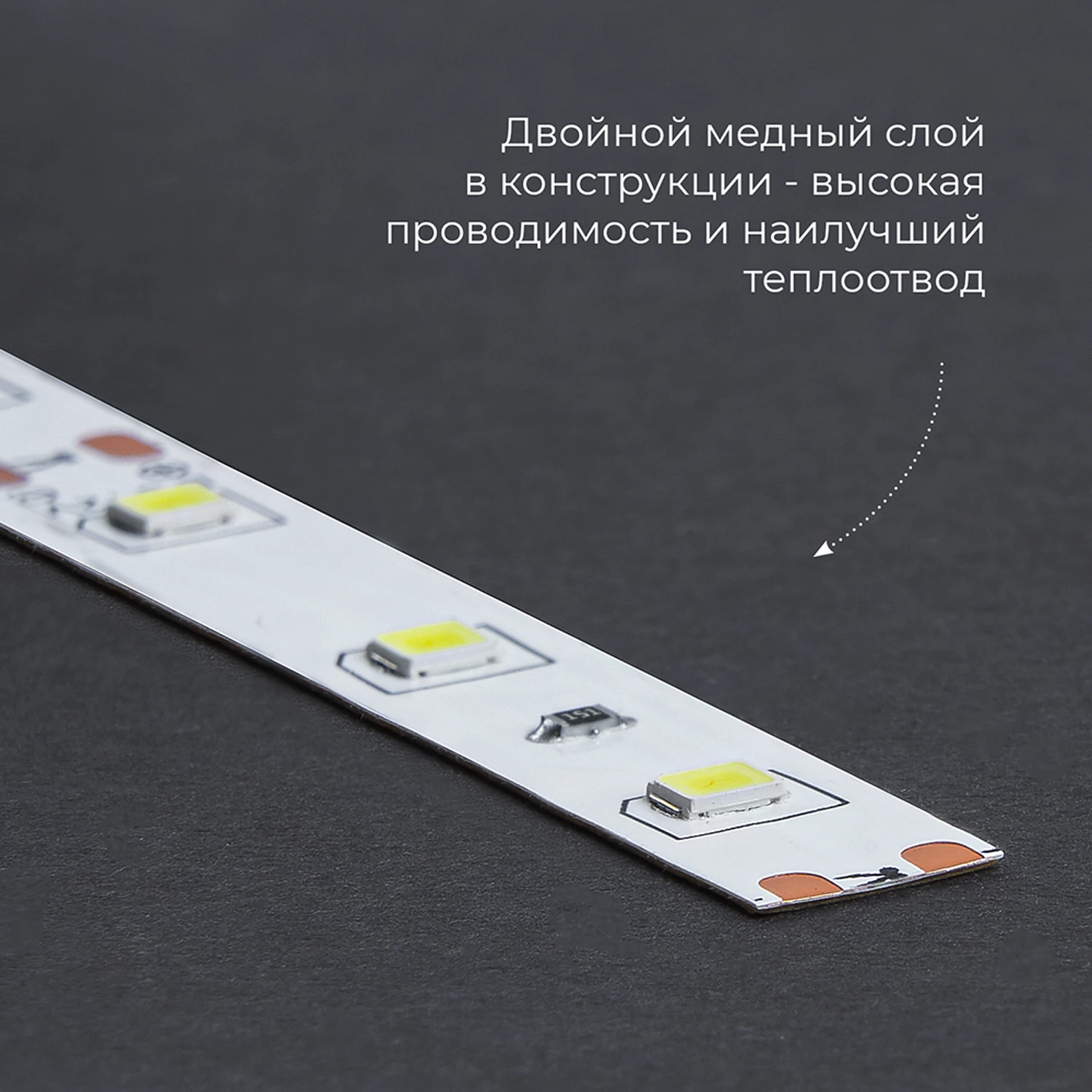 Светодиодная LED лента Feron LS603, 60SMD(2835)/m 4.8W/m 12V 5m зеленый 27671 2