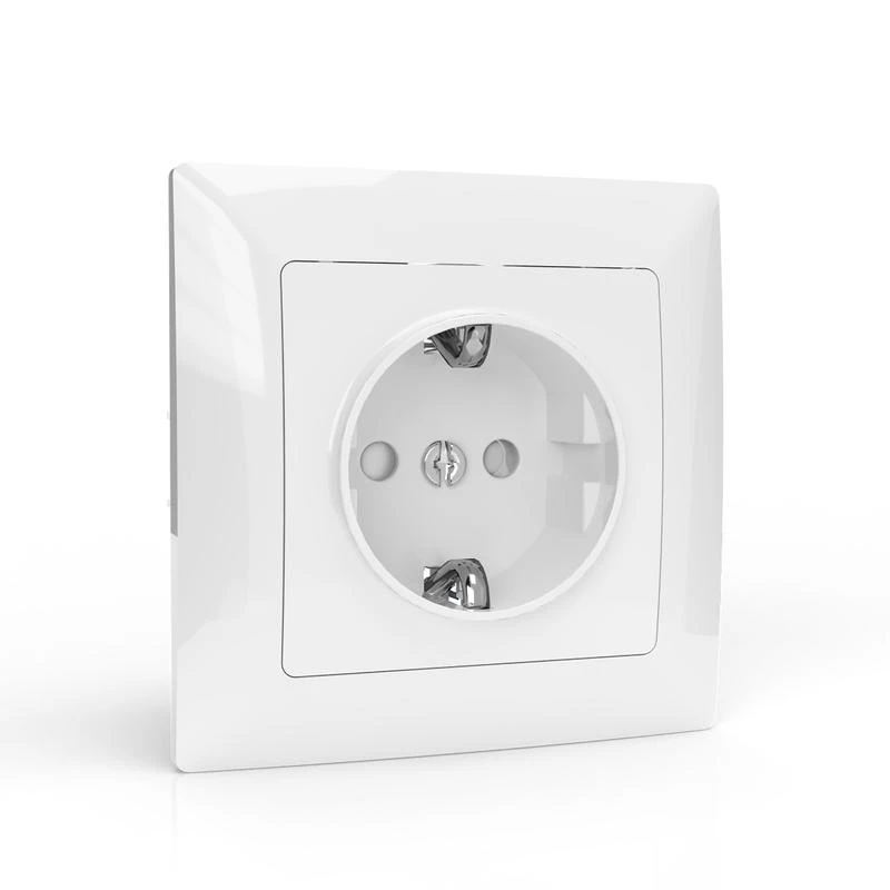 Розетка 1-м СП AVA 16А IP20 с заземл. защ. шторки в сборе бел. TOKOV ELECTRIC TKL-AV-R1FZSF-C01 2