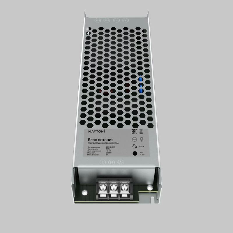 Блок питания PSL012 24В 200Вт IP20 HE Maytoni 821004 3