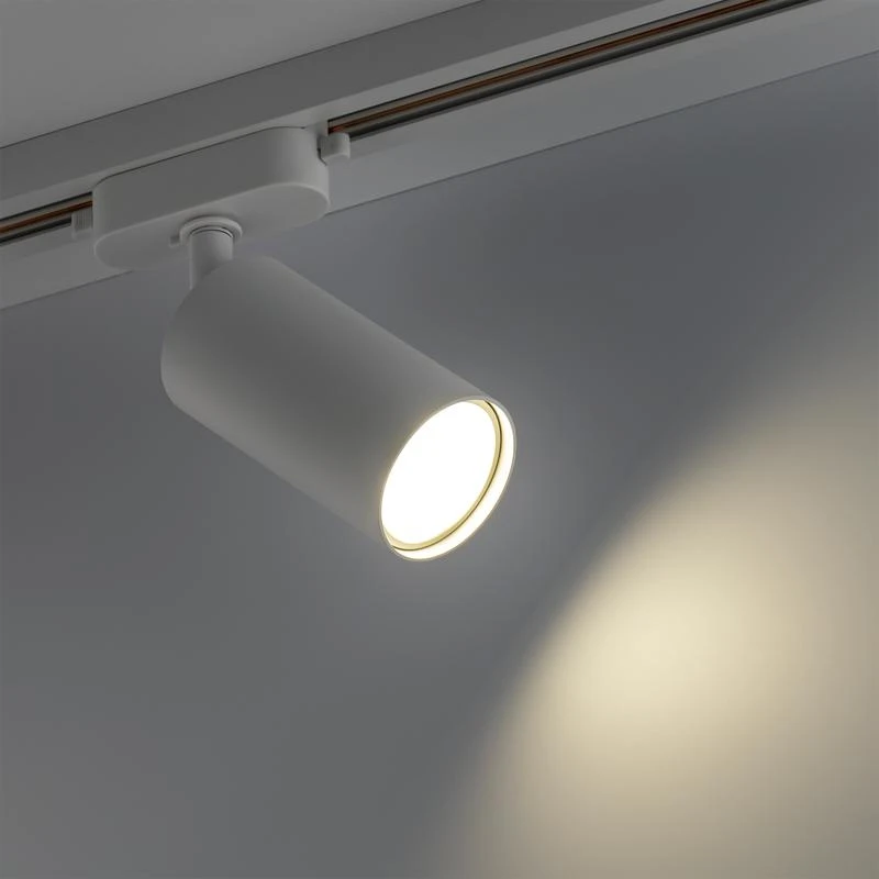 Светильник трековый ARTLINE поворотный 55х55х100мм GU10 230В алюм. 4кв.м бел Ritter 59875 0 2