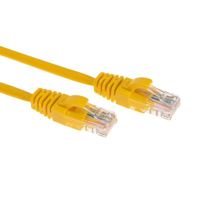 Патч-корд U/UTP CAT 5e RJ45-RJ45 26AWG LSZH желт. 1.5м Rexant 02-0105-105 2