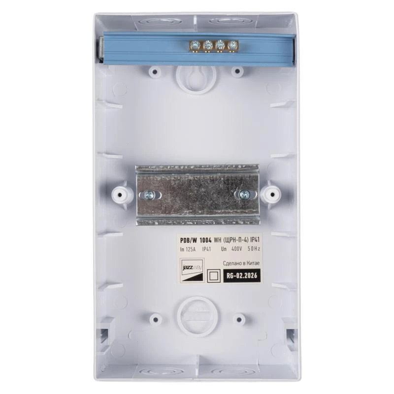 Бокс модульный накладной PDB/W 1004 WH (ЩРН-П- 4) IP41 пластик. JazzWay 5071643 7