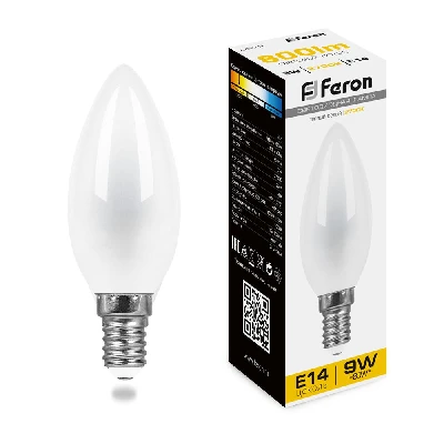 Лампа светодиодная Feron LB-73 Свеча E14 9W 230V 2700K 25955