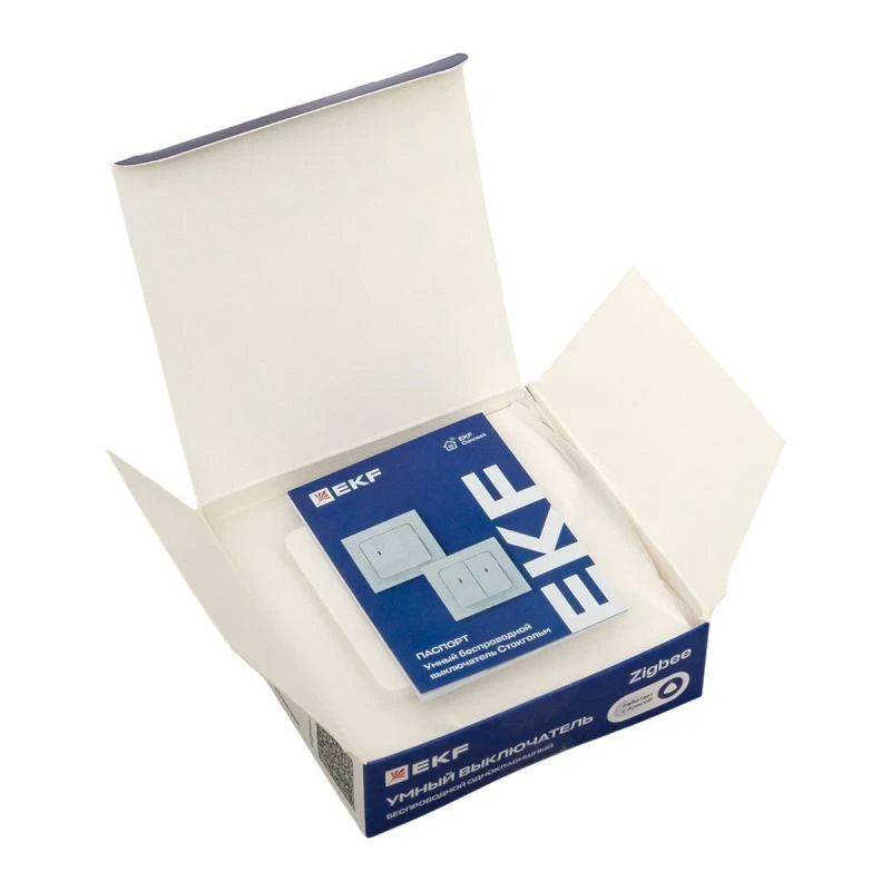 Выключатель 1-кл. Стокгольм Умный беспроводной бел. Zigbee Сonnect EKF RCV-ST1-WS-ZB 2