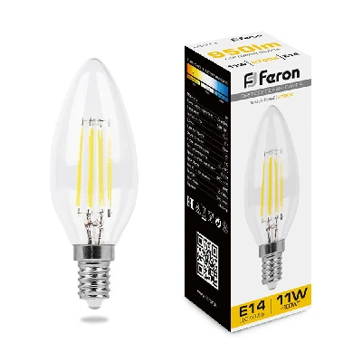 Лампа светодиодная Feron LB-713 Свеча E14 11W 230V 2700K 38006
