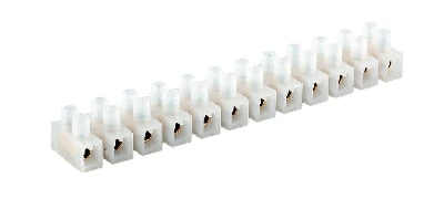 Колодка клеммная винтовая STEKKER, линейка 12 штук, полипропилен, LD226-6A DIY 39895