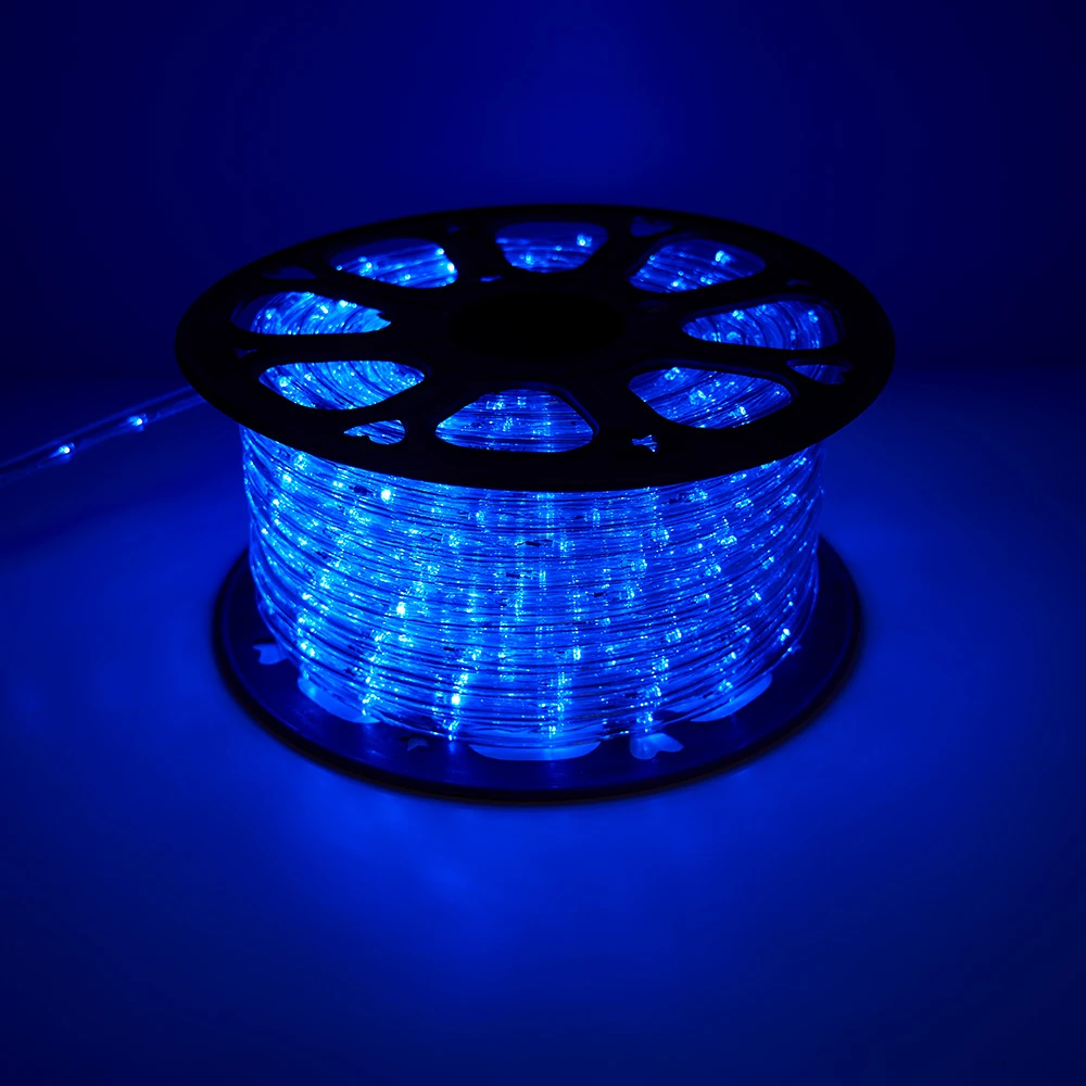 Дюралайт светодиодный Feron LED-R2W 2-х жильный, RGB 1,44Вт/м 24LED/м 50м 230V 41031 7