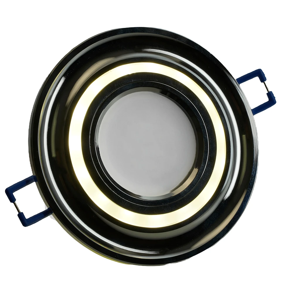 Светильник встраиваемый с белой LED подсветкой Feron CD600 потолочный MR16 G5.3 хром 29709 4