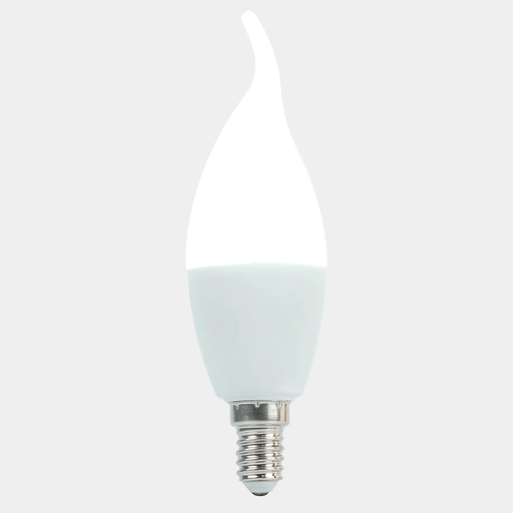 Лампа светодиодная SAFFIT SBC3720 Свеча на ветру E14 20W 230V 6400K 55276 3