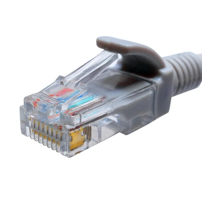 Патч-корд UTP 5e 4х2 26AWG (7х0.16мм) Cu LSZH 5м сер. SUPRLAN 10-0145 2