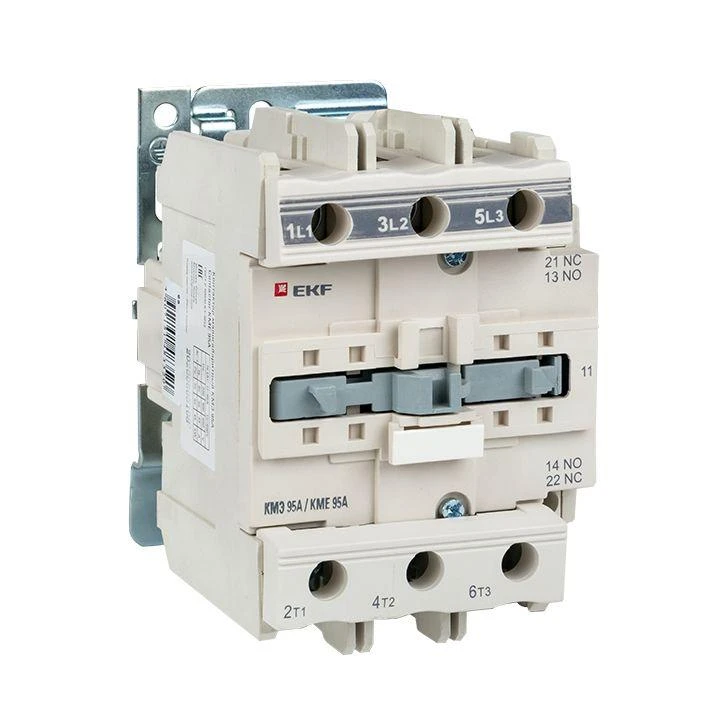 Контактор КМЭ 95А кат. 380В AC 1НО+1НЗ EKF ctr-s-95-380 6