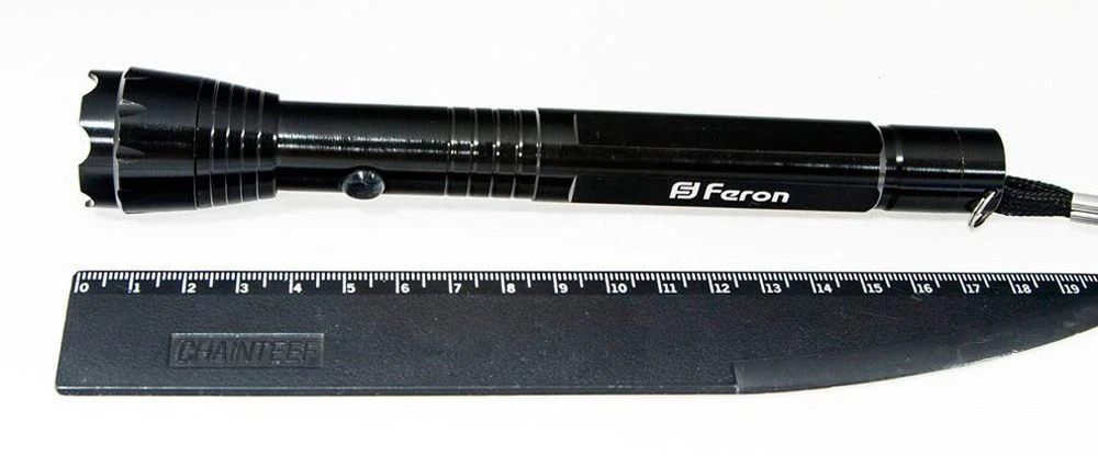 Фонарь 0,9W (0.3Wx3LED), чёрный, TL034 12930 1