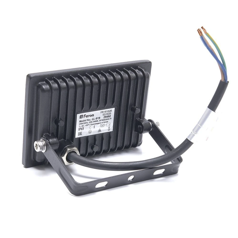 Светодиодный прожектор Feron LL-919 IP65 20W 6400K 29492 1