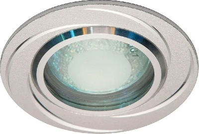 Светильник встраиваемый Feron GS-M362 потолочный MR16 G5.3 серебристый 18848