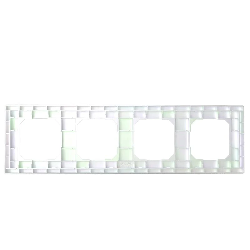 Рамка 4-м Pixel универс. перламутр. TOKOV ELECTRIC TKE-PX-RM4-C04 3