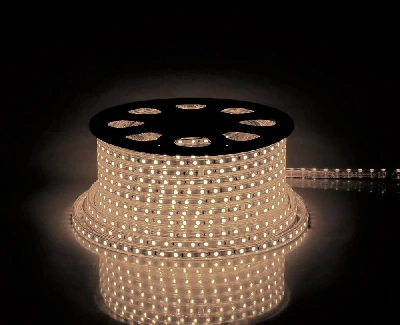 Cветодиодная LED лента Feron LS707, 30SMD(5050)/м 7.2Вт/м 50м IP65 220V 2700К 26257