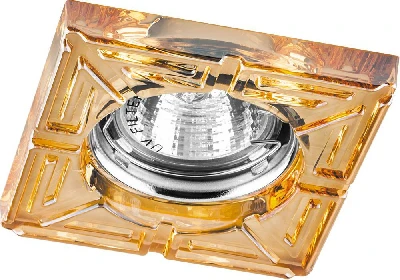 Светильник встраиваемый Feron 8070-2 потолочный MR16 G5.3 коричневый 28191