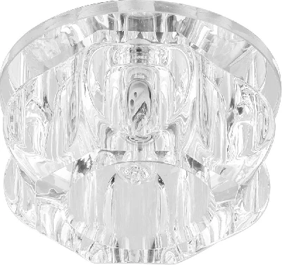 Светильник встраиваемый с белой LED подсветкой Feron JD159 потолочный JCD9 G9 прозрачный 27843