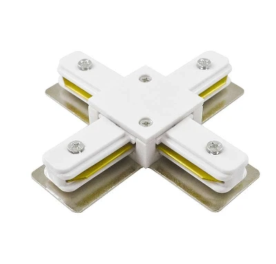 Коннектор X-образный PTR CX-WH накладной/подвесной шинопровод бел. JazzWay 5010888
