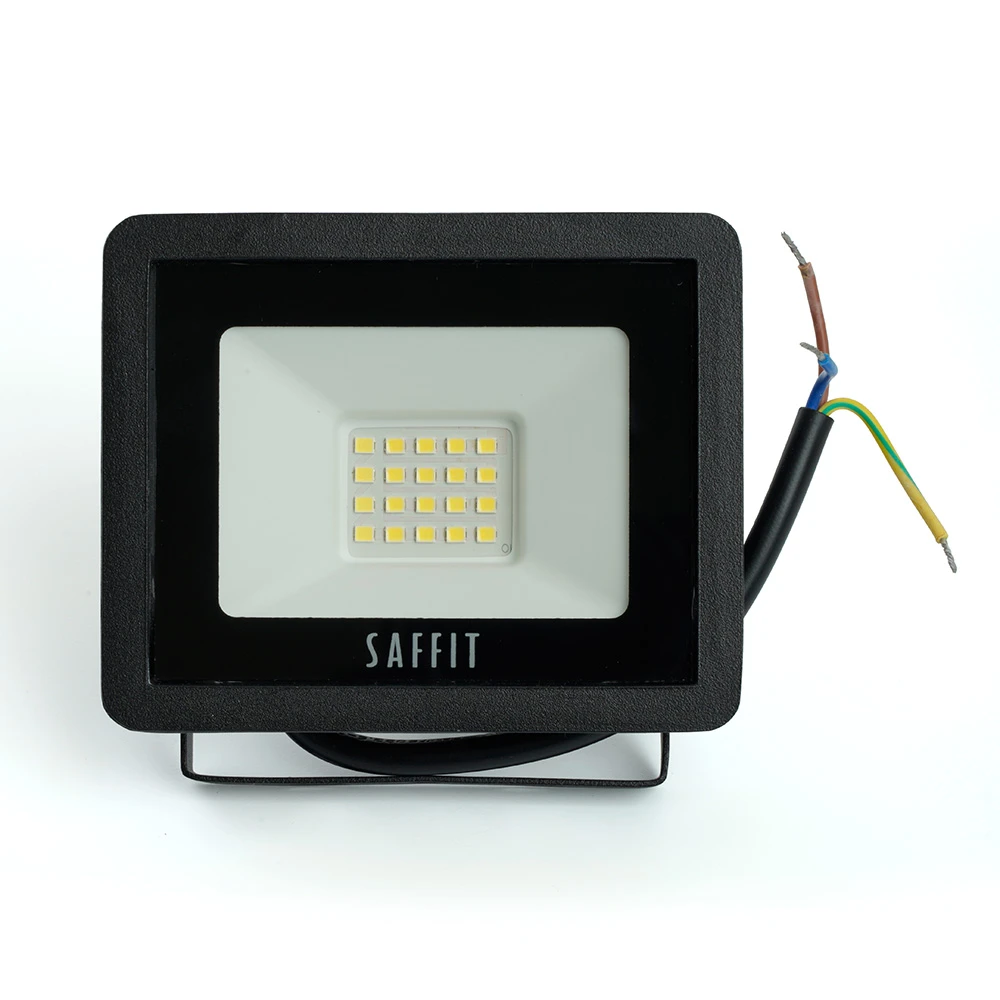 Светодиодный прожектор SAFFIT SFL90-20 IP65 20W 4000K черный 55075 2