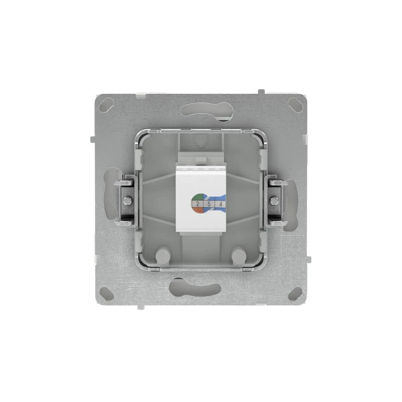 Розетка компьютерная 1-м KANT RJ45 кат.6A без шторки бел. песок DKC 7010673 2