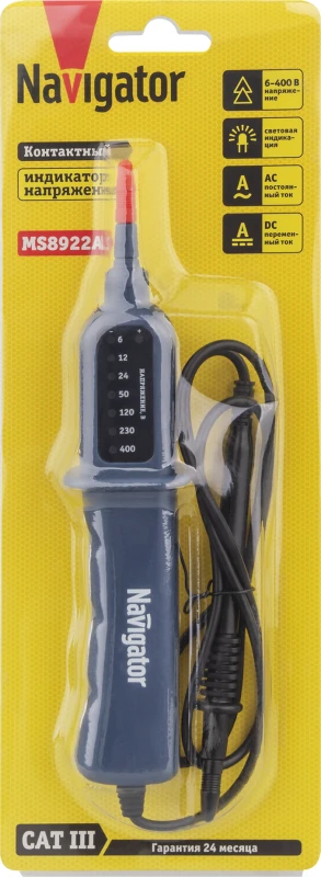Индикатор напряжения контактный NMT-Ink01-400V NAVIGATOR 93236 2