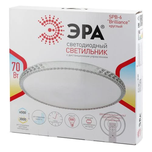 Светильник светодиодный SPB-6-70-RC R Brilliance 70Вт 3000-6500К 5950Лм с ДУ 500х77мм Эра Б0036369 3