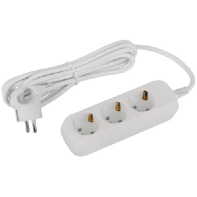 Удлинитель 3х3м с заземл. 16А IP20 GREEN LINE UDL-16-330-E ПВС 3х1 Эра Б0064970