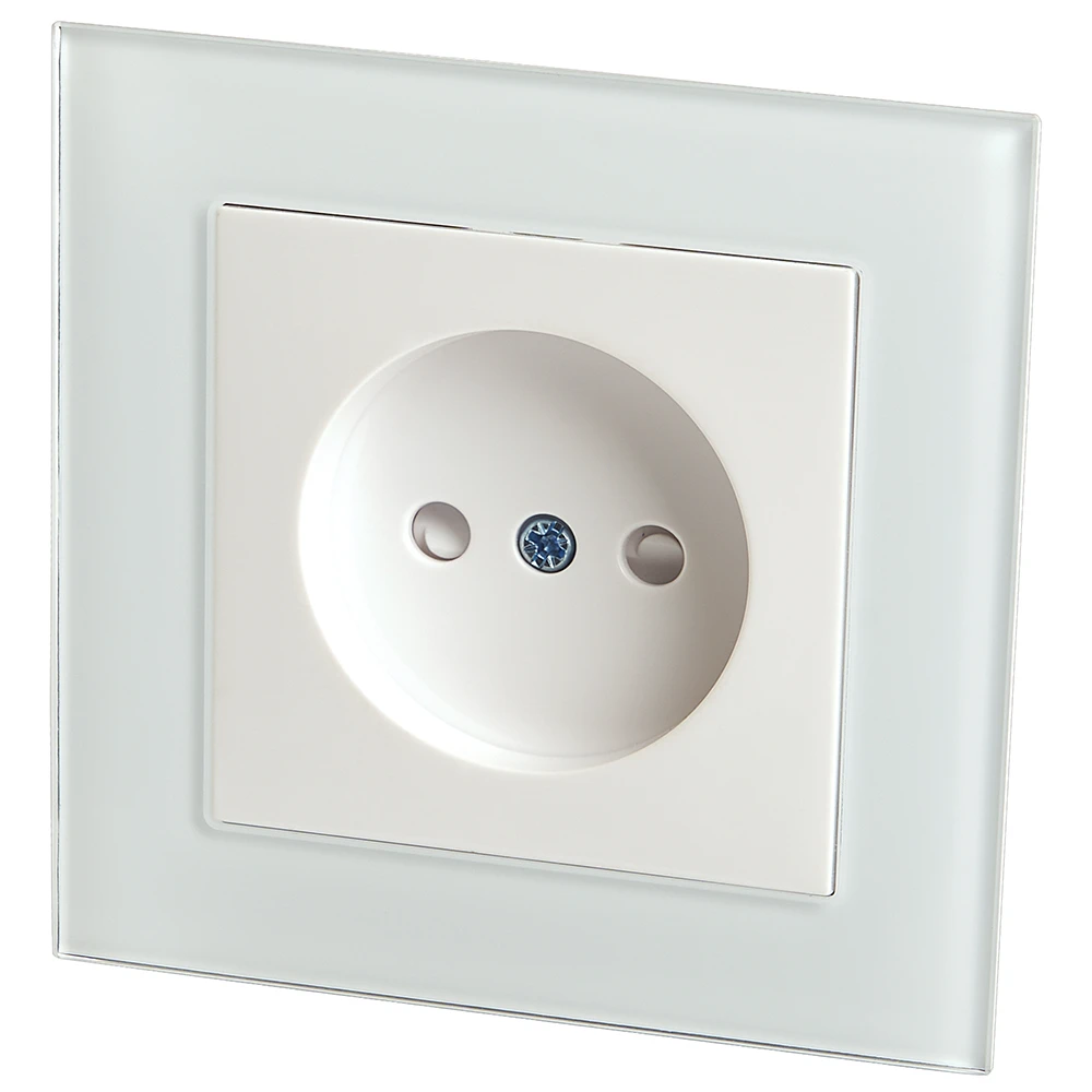 Розетка 1-местная б/з, STEKKER GLS10-7009-01, 250В, 10А с защитной шторкой, серия Катрин, белый 39166 1