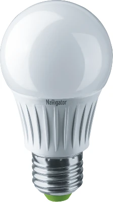 Лампа светодиодная 61 664 NLL-A60-10-127-4K-E27 10Вт грушевидная матовая 4000К нейтр. бел. E27 800лм 110-140В низковольтная Navigator 61664