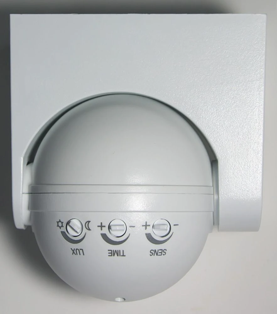 Микроволновый датчик движения 5.8GHz 230V 1200W 8m 180/360° белый, SEN42 22071 1