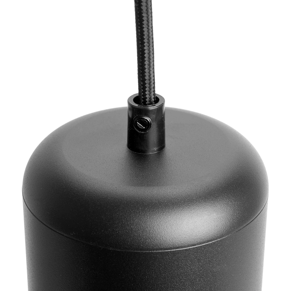 Светильник потолочный Feron HL3658 Barrel ECHO levitation 12W, 230V, GX53, чёрный, с антибликовой сеточкой, на подвесе 1,7 м 48403 3