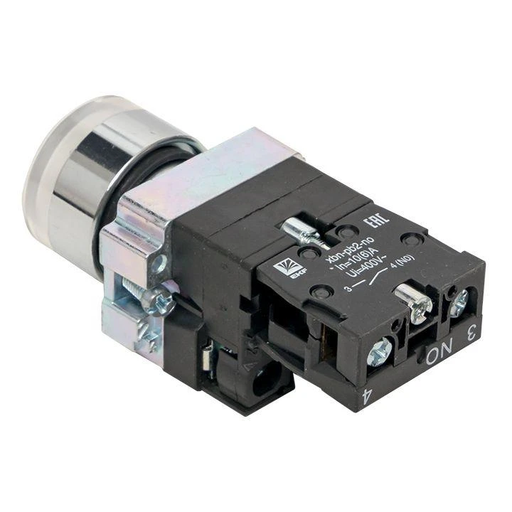 Кнопка BA21 с подсветкой 24В бел. NO PROxima EKF xb2-bw21-24 4