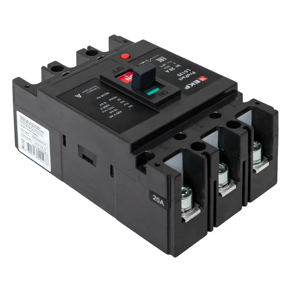 Выключатель автоматический 3п 20А 18кА LS125 ProPact EKF mccb-125-18-3-20-ls 11