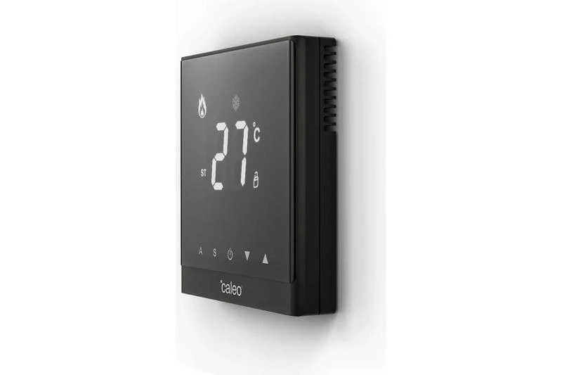 Терморегулятор C732 встраиваемый цифровой 3.5кВт черн. CALEO 0К-00000781 2