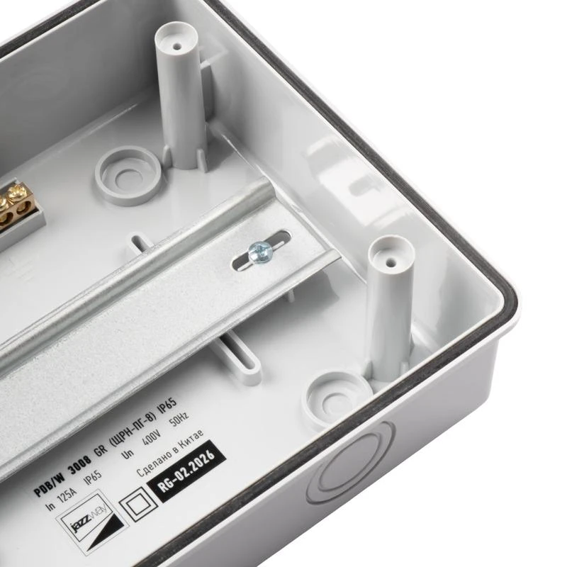 Бокс модульный накладной PDB/W 3008 GR (ЩРН-ПГ- 8) IP65 пластик. Pro JazzWay 5071988 11