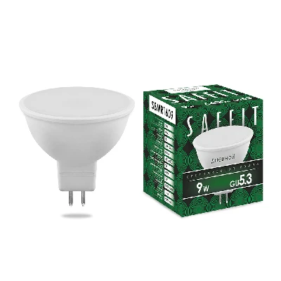 Лампа светодиодная SAFFIT SBMR1609 MR16 GU5.3 9W 230V 6400K 55086