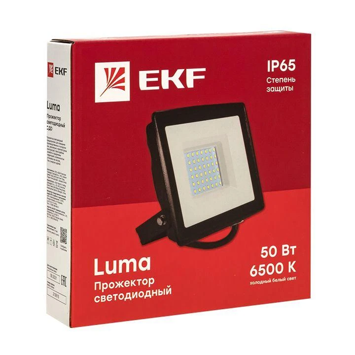Прожектор светодиодный СДО-3002 20Вт 6500К IP65 Basic EKF FLL-3002-20-6500 4
