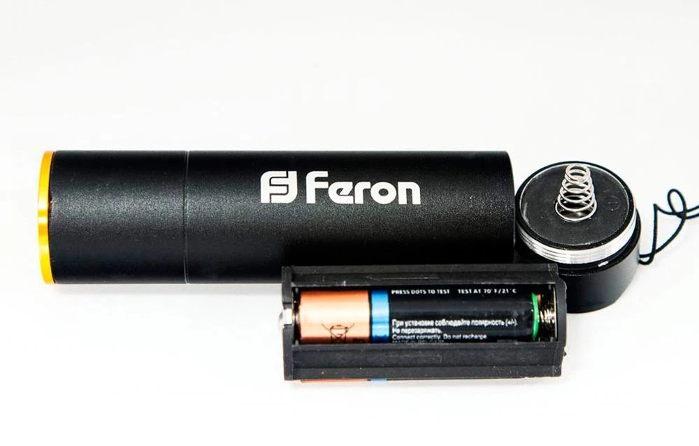 Фонарь 1Wх1LED, чёрный, TL030 12926 3