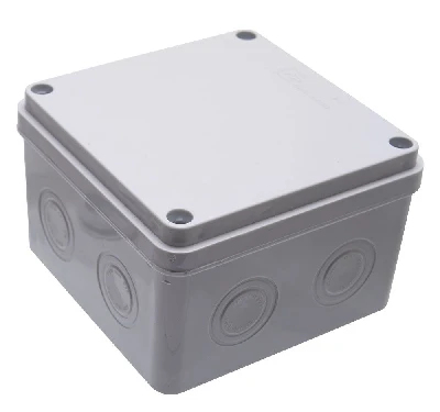Коробка разветвительная STEKKER EBX30-05-54 210*120*74 мм, 8 вводов, IP65, светло-серая 39176