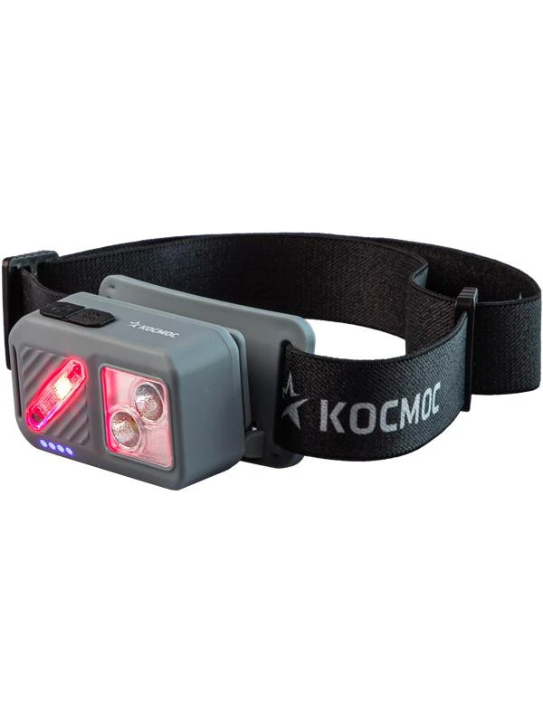 Фонарь налобный 2х2Вт XPG 3х1Вт SMD/Li-po1200мА.ч ABS пластик магниты и крюк КОСМОС KOC850Lit 5