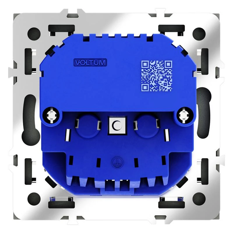 Розетка 1-м СП S70 16А с USB A+A с заземл. защ. шторки механизм титан Voltum VLS040406 4