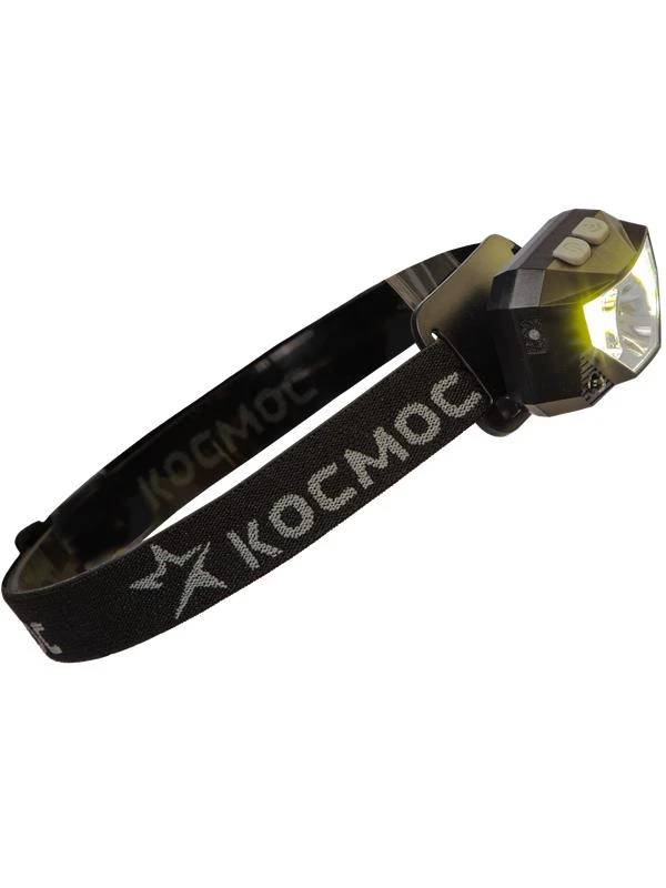 Фонарь налобный аккум. 3Вт XPG 2х3Вт COB/Li-po 1200мА.ч ABS пластик КОСМОС (KOC851Lit) 5